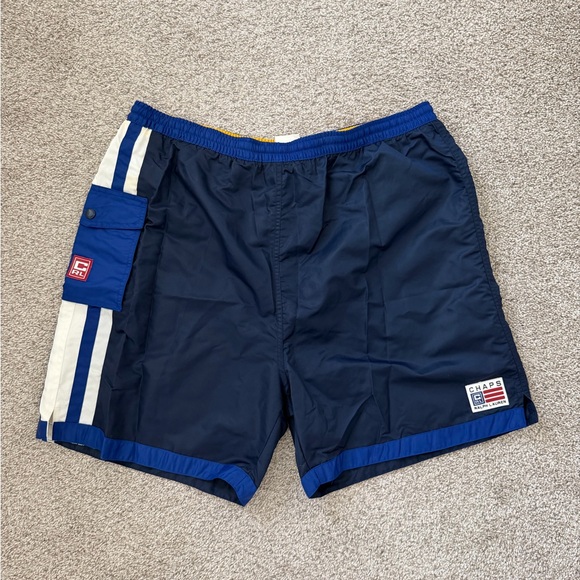 Chaps Other - Chaps Ralph Lauren Navy Swim Trunks XL Mesh Lined Beach Shorts